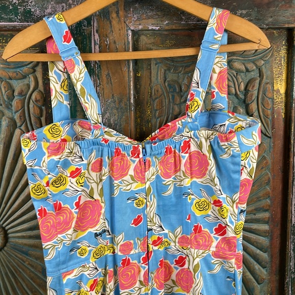 Mary Blair Pinup Couture floral wiggle dress M - Picture 5 of 5